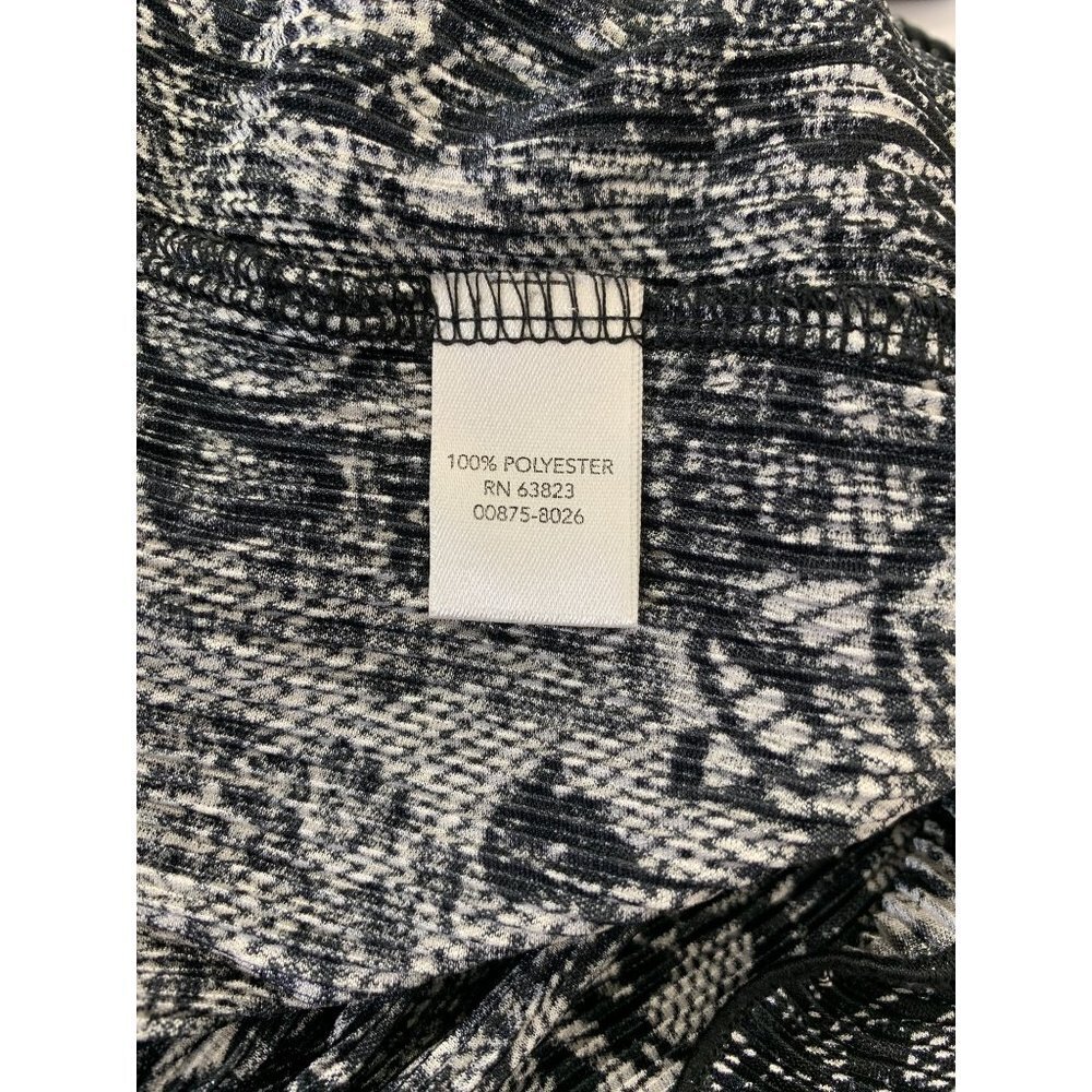 C.J. Banks Women's Black Sparkle Blouse - Picture 4 of 6